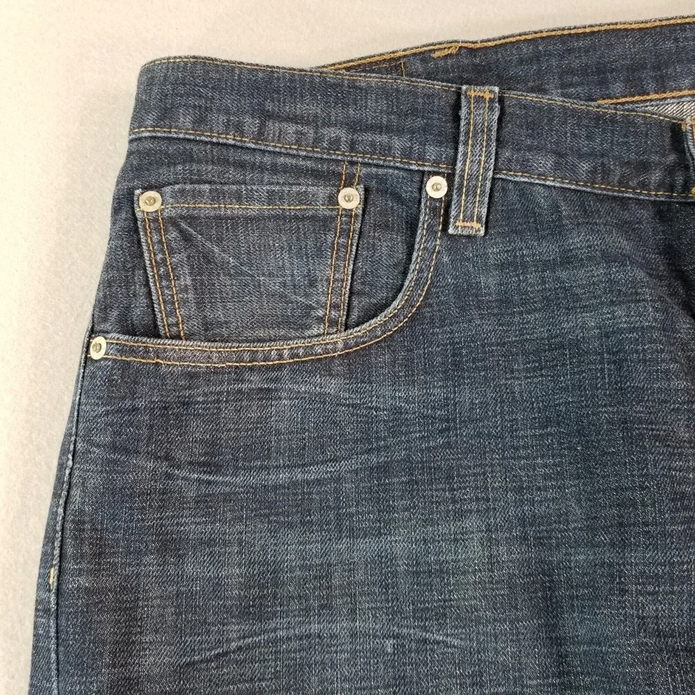 Levi's 501 jeans men's 40 x 30 regular fit straight blue button fly denim pants